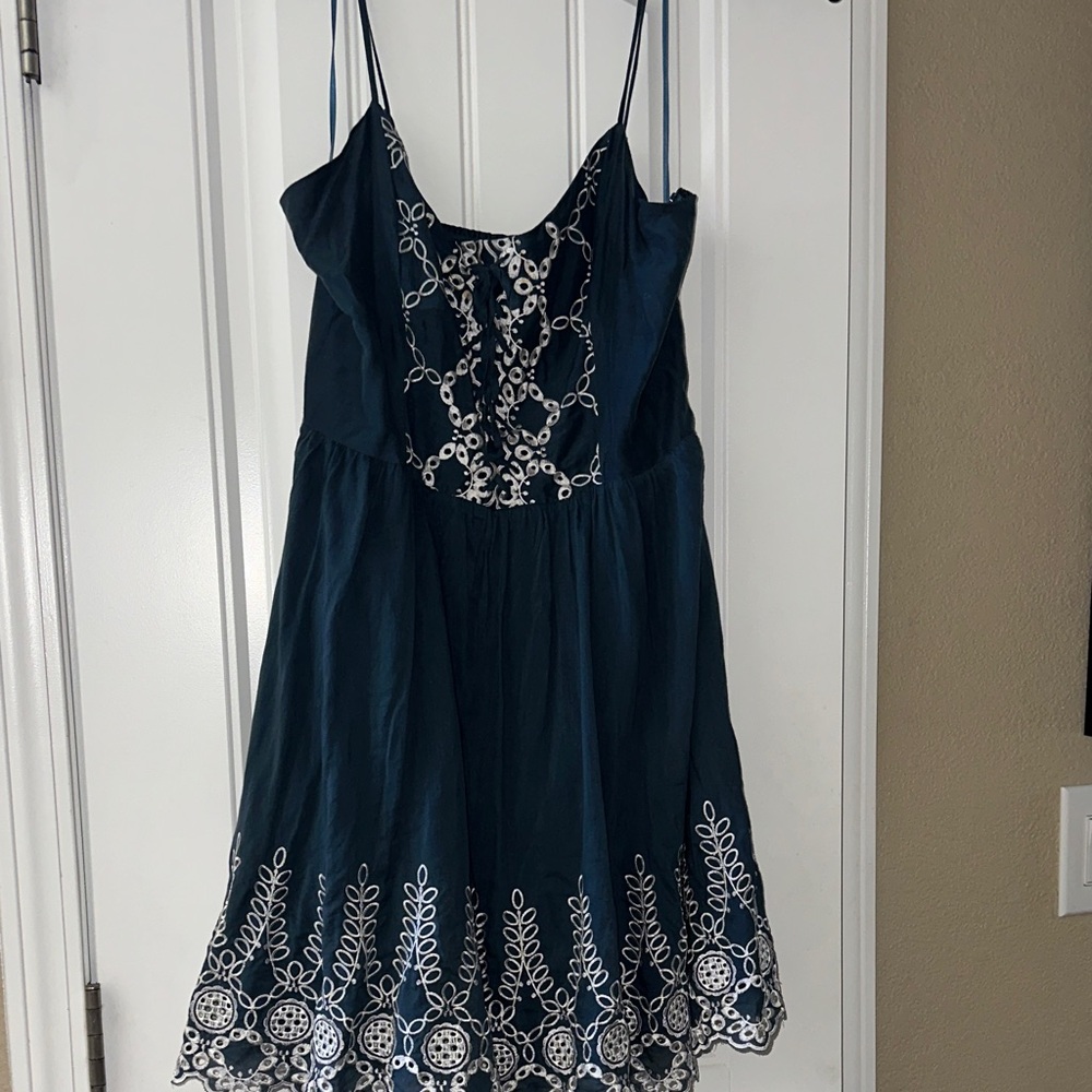 Guess Blue Dress with White Detailing